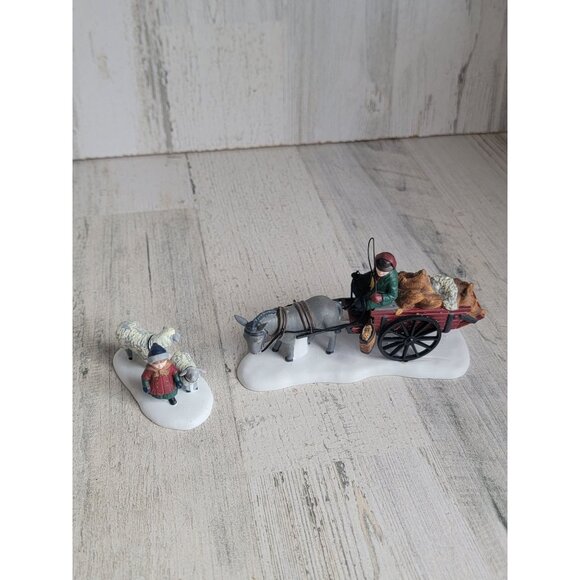 Dept 56 58190 Bringing Fleeces to the mill village accessory xmas - Picture 5 of 5